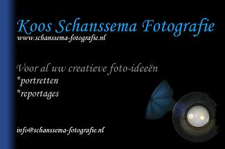 Website van Koos Schanssema Fotografie die voor onze website zr mooie foto's heeft gemaakt
